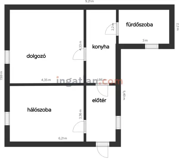 Eladó családi ház, Annavölgy 3 szoba 70 m² 74.9 M Ft